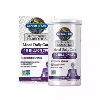 $17.90 • Buy Garden Of Life Dr. Formulated Mood Probiotic Capsules - 30ct Exp 12/2023