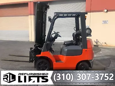 TOYOTA 7FGCU30 3 Stage Sit Down Propane LPG Cushion Tire Forklifts LOW HOURS! • $14950