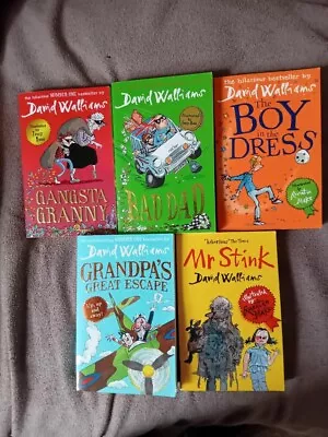 David Walliams Childrens Paperback Books 5 Of • £10.99