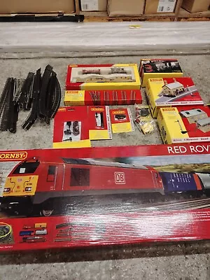 BNIB OO Gauge Hornby R1281M Red Rover Train Set -plus Loads Of Accessories  • £51