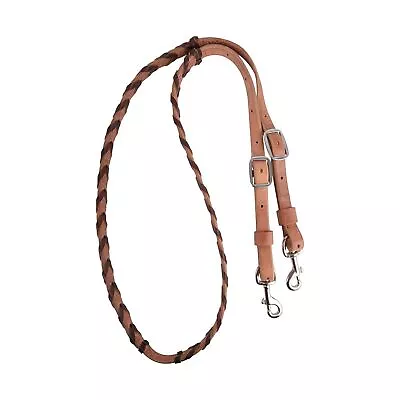 Martin Saddlery Latigo Barrel Reins With Colored Laces Chocolate • $116.28