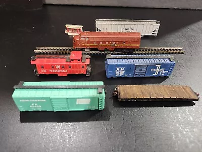 Miscellaneous Vintage N Scale TRIX AHM ATLAS Engine & Cars For Repair Or Parts • $10