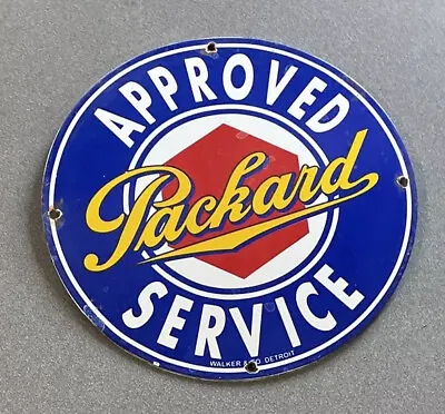 Vintage Packard Porcelain Sign Car Gas Oil Truck Gasoline • $79.99