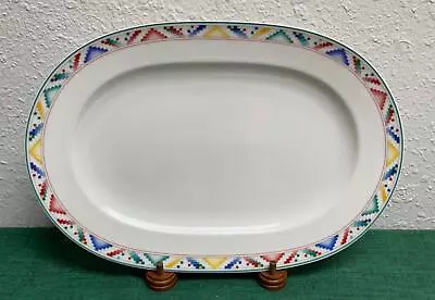 Villeroy & Boch INDIAN LOOK 13 1/2  X 9  Oval Serving Platter • $54.99