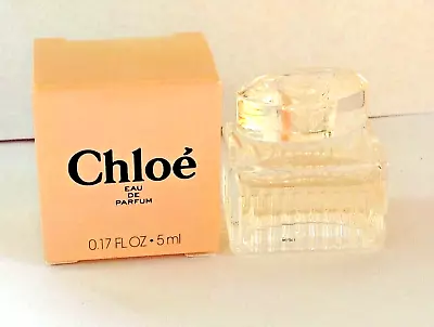 Chloe Eau De Parfum By Chloé Women's Miniature Splash Travel Size 5 Ml-NIB • $13.99