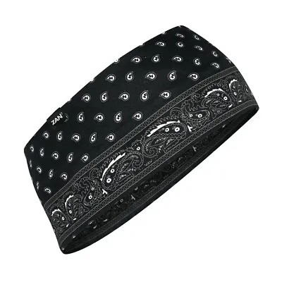 Zan® Headband SportFlex® Series Black Paisley • $9.98