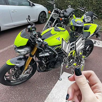 Triumph Street Triple 765 R Moto2 Stickers - Set Of 3 Kiss-Cut Motorcycle Decals • $19.99