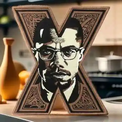 Malcolm X Vintage Woven Iron On Patch Civil Rights Patch • $8.50