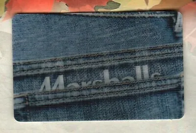 MARSHALLS Jeans Pocket ( 2009 ) Lenticular Gift Card ( $0 ) • $2.50