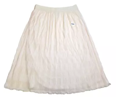 Metro Wear Pull On Womens Maxi Skirt Elastic Waist A-Line - Size Medium ** • $12.63