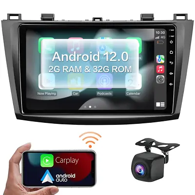 CAM+ For Mazda 3 2009-2013 BL Android 12 9  Car Play Stereo Radio Head Unit GPS • $174.90