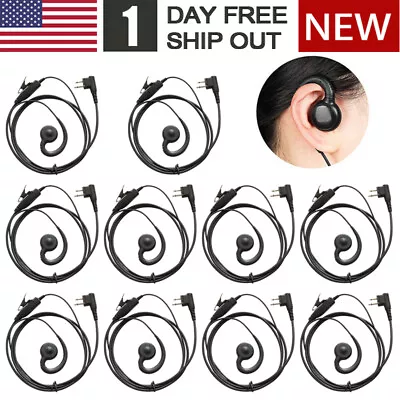 10X PTT Mic Swivel Earpiece RLN6423 For CP185 CP200 CP200d CLS1410 CLS1110 EP450 • $86.99