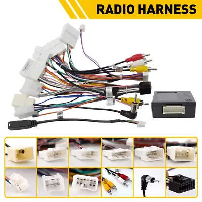 Car Stereo Radio Power Harness Cable Wire Adapter Support JBL AMP For Toyota • $27.59