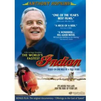 INDIAN - Anthony Hopkins Motorcycle Movie DVD • $6.95