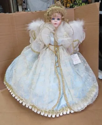 Lady Anne 28-500 Porcelain Angel Maria W/feather Wings Doll New In Box • $125