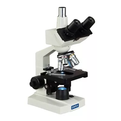 OMAX 40X-2000X LED Trinocular Biological Compound Microscope W Mechanical Stage • $229.99