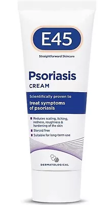 2 Boxes Of E45 Psoriasis Cream (2x50ml) Treat Symptoms Of Psoriasis • £20.99