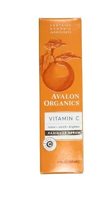 Avalon Organics Vitamin C Radiance Serum Triple C Complex 1 Oz • $10.50