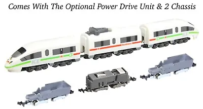 Z Scale DB Class/BR 406 ICE3 3 Cars Green Set W/Power Drive Unit & Chassis • $134.87