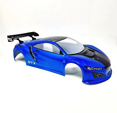 £24.99 • Buy RC Car Body Shell HSP On Road 1/10 Scale Body Shell Pre-Painted GT3 Blue