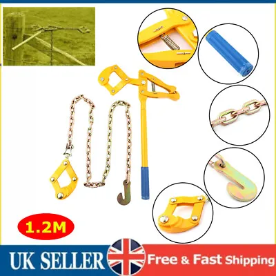 £26.99 • Buy 1.2M Chain Strainer Monkey Cattle Wire Fence Tensioner Pull Stretcher 800KG