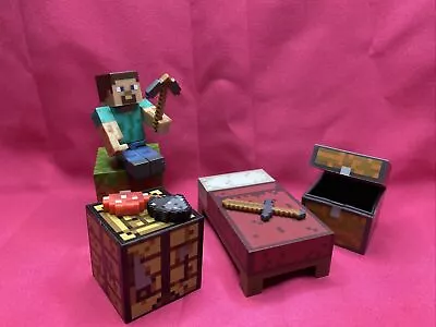 Minecraft Steve Overworld Survival Pack Series #1 Action Figure Set • $8.99