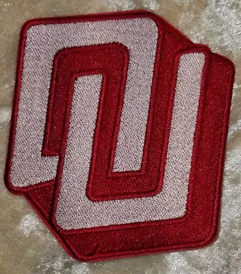 $4.95 • Buy University Of Oklahoma Sooners 3.5  Iron On Embroidered Patch ~FREE Ship`!!