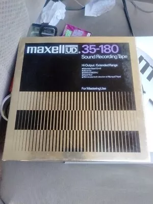 Maxell UD 35-180 10 1/2” Metal Reel To Reel Sound Recording Tapes 1/4” • $29.99