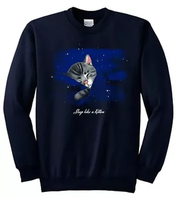 Starlight Chessie Kitten Train Authentic Railroad Sweatshirt [15] • $18.99