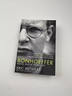 Bonhoeffer: Pastor Martyr Prophet Spy By Eric Metaxas (Paperback 2020) • $14.54