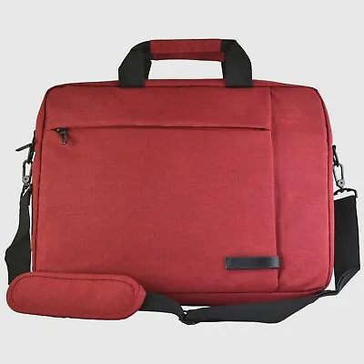 Laptop Case Bag For Acer Google HP Samsung Up To 15.6  Xmas New Year Gift (Red) • £12.99