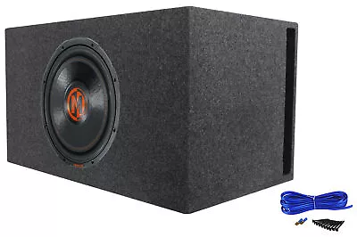 $323.95 • Buy Memphis Audio MJP1544 15  1500 Watt MOJO Car Subwoofer+Vented Sub Box Enclosure