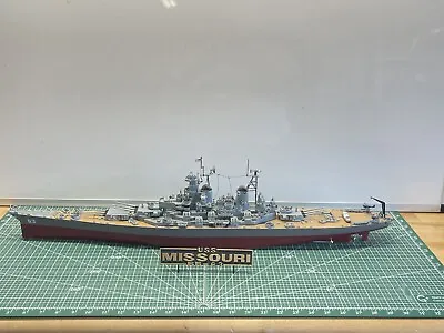 Tamiya U.S.S. Missouri BB-63 Battleship 1/350 Scale Model Kit Pro Paint Built Up • $299.95