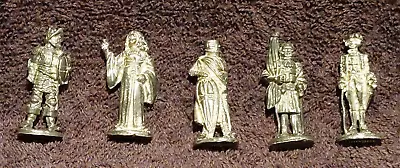 40mm Diecast Metal French Knights & Military Figures X 5 By Timeline • £5