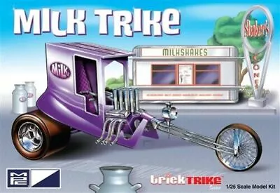 $22.99 • Buy MPC 1:25 SCALE  MILK TRIKE V8 Powered Custom Motorcycle Model Kit #895~MIB