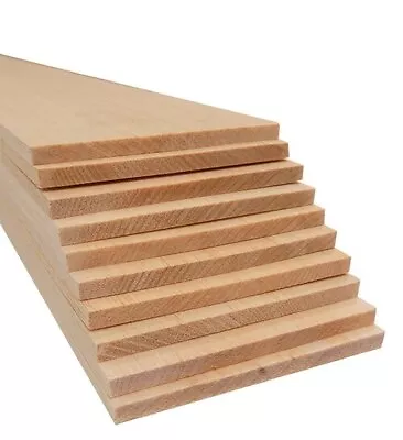 Bud Nosen Models 1146 1/4  X 4  X 36  Balsa Wood Sheets (Pack Of 10) • $102.56