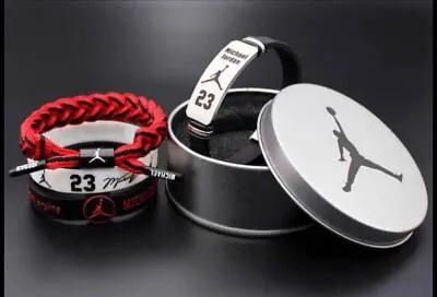 NBA Michael Jordan Chicago Bulls Stainless Steel Four Sport Bracelet • $24.99