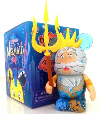 Disney Vinylmation 3  The Little Mermaid King Triton +trident Ariel's Dad Figure • $29.99