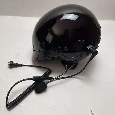 Harley Davison Helmet With J&M Wired Headset Black Size S • $124.99