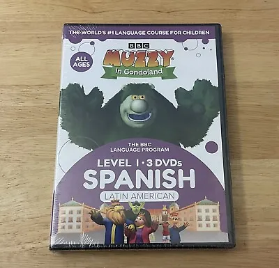 Muzzy In Gondoland: Spanish 3 Pk. (DVD) Brand New BBC Latin American Level 1-3 • $24.99