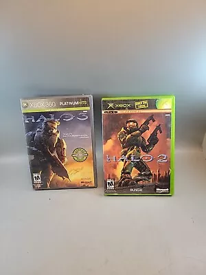 Xbox 360 Halo 3 With Manual Xbox Halo 2 Without Manual  • $7.99