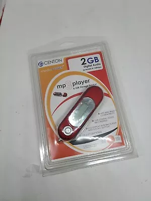 Centon Digital MP3 Player 2gb Digital Audio 36 Hours FM Tuner NEW SEALED • $22.50