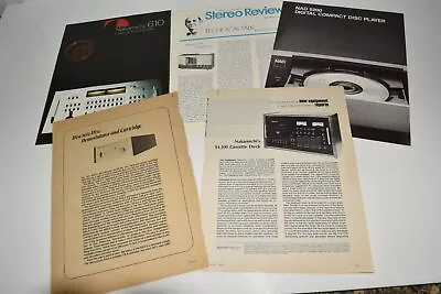 *ll*nakamichi 610 Preamp Catalog Nad Cd- Ads- Vintage Ephemera Audiophile (adp2) • $18.75