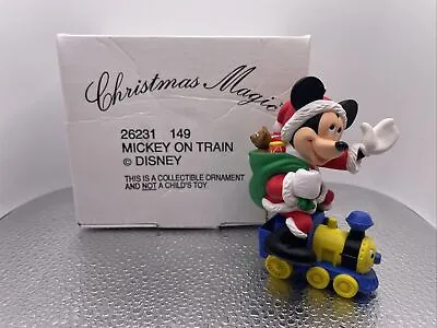 Disney Mickey Mouse Ornament Grolier Christmas Magic Set 26231 Figure #149 • $19.99