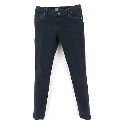 Mossimo Skinny Jeans Low Rise Women Size 6S Dark Blue Cotton Blend Premium Denim • $12.79