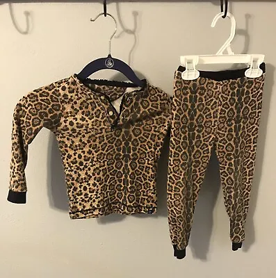 $20 • Buy Vaenait Baby Girls Leopard Print Pajama Set Top And Leggings Size 90 S*