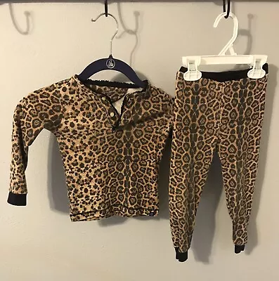 $20 • Buy Vaenait Baby Girls Leopard Print Pajama Set Top And Leggings Size 90 S*