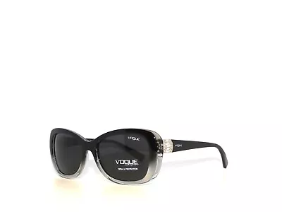 Vogue VO2943SB 2943 188087  Black Crystal Gradient Dark Gray  Sunglasses 2943SB • $39.99