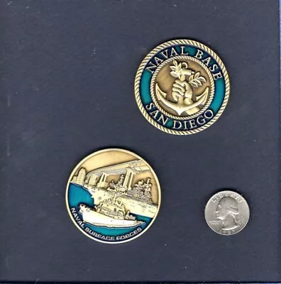 NAVSTA Naval Station Base SAN DIEGO CA Challenge Coin US Navy Sip Base Squadron • £13.22