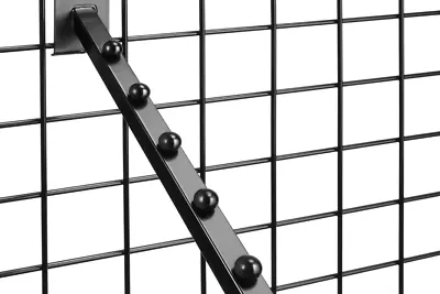 $90 • Buy 7 Ball Waterfall For Gridwall - 16 , Black (Total Of 25 Brackets)